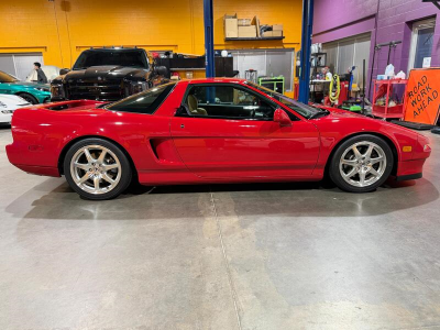 2000 Acura NSX in New Formula Red over Tan