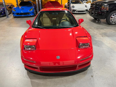 2000 Acura NSX in New Formula Red over Tan