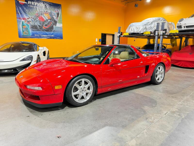 2000 Acura NSX in New Formula Red over Tan