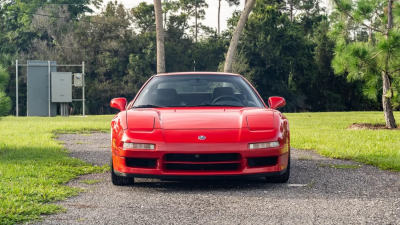 1991 Acura NSX in Formula Red over Black