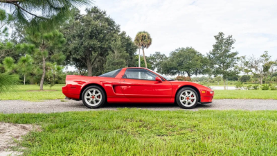 1991 Acura NSX in Formula Red over Black