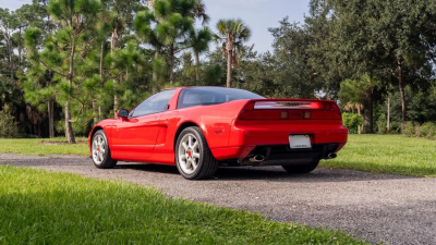 1991 Acura NSX in Formula Red over Black