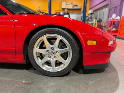 2000 Acura NSX in New Formula Red over Tan