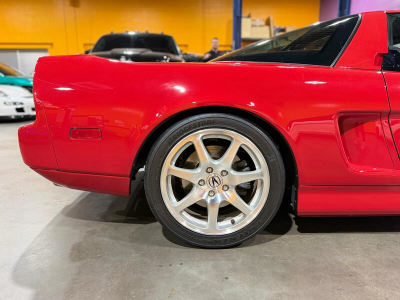 2000 Acura NSX in New Formula Red over Tan