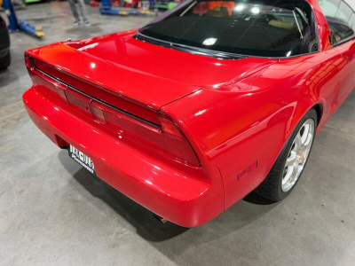 2000 Acura NSX in New Formula Red over Tan