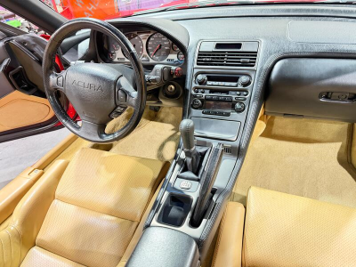 2000 Acura NSX in New Formula Red over Tan