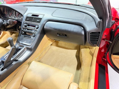 2000 Acura NSX in New Formula Red over Tan