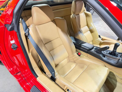 2000 Acura NSX in New Formula Red over Tan