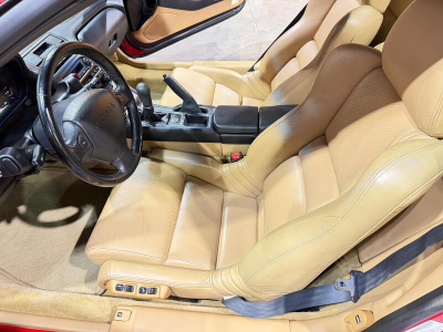 2000 Acura NSX in New Formula Red over Tan