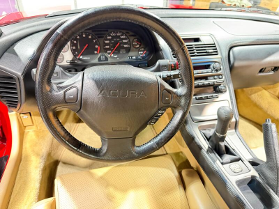 2000 Acura NSX in New Formula Red over Tan
