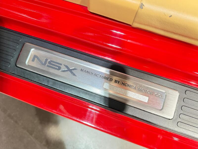 2000 Acura NSX in New Formula Red over Tan
