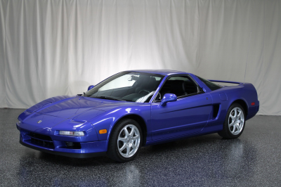 2000 Acura NSX in Monaco Blue over Black