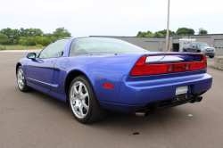 2000 Acura NSX in Monaco Blue over Black