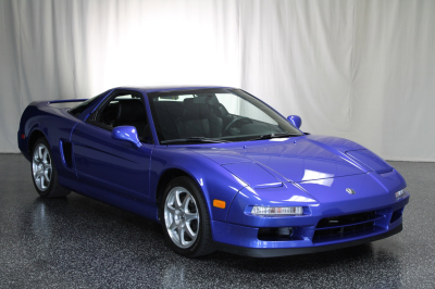 2000 Acura NSX in Monaco Blue over Black