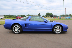 2000 Acura NSX in Monaco Blue over Black