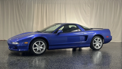 2000 Acura NSX in Monaco Blue over Black