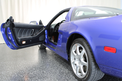 2000 Acura NSX in Monaco Blue over Black