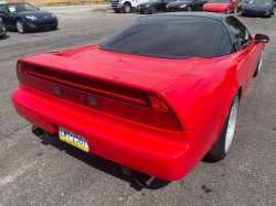 1991 Acura NSX in Formula Red over Black