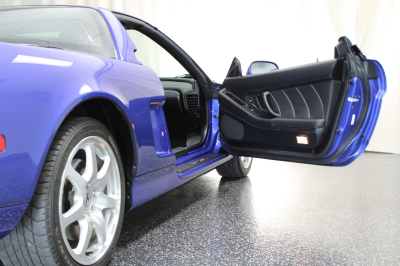 2000 Acura NSX in Monaco Blue over Black