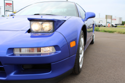 2000 Acura NSX in Monaco Blue over Black