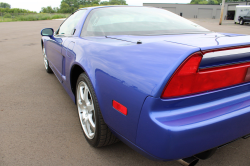 2000 Acura NSX in Monaco Blue over Black