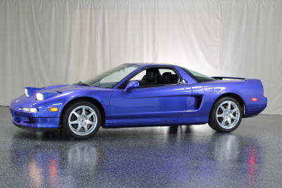 2000 Acura NSX in Monaco Blue over Black