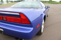 2000 Acura NSX in Monaco Blue over Black