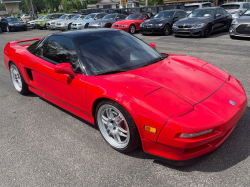 1991 Acura NSX in Formula Red over Black