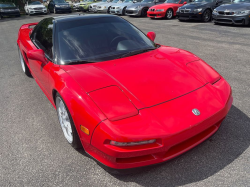 1991 Acura NSX in Formula Red over Black