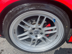 1991 Acura NSX in Formula Red over Black