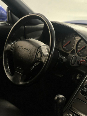 2000 Acura NSX in Monaco Blue over Black