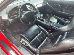 1991 Acura NSX in Formula Red over Black