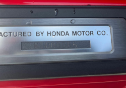 1991 Acura NSX in Formula Red over Black