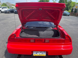 1991 Acura NSX in Formula Red over Black