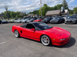 1991 Acura NSX in Formula Red over Black