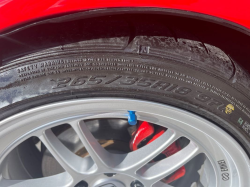 1991 Acura NSX in Formula Red over Black