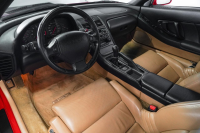 2000 Acura NSX in New Formula Red over Tan
