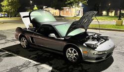 1999 Acura NSX in Kaiser Silver over Black