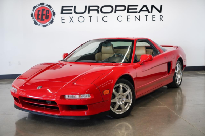 2000 Acura NSX in New Formula Red over Tan