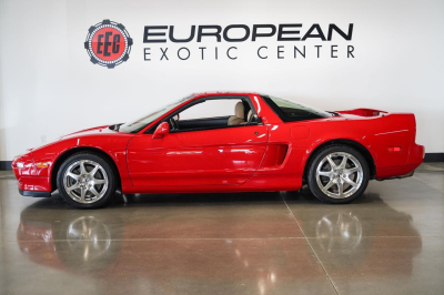 2000 Acura NSX in New Formula Red over Tan