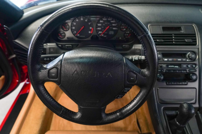 2000 Acura NSX in New Formula Red over Tan
