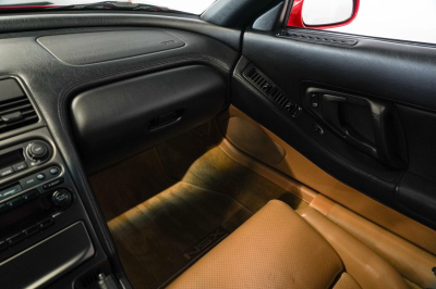 2000 Acura NSX in New Formula Red over Tan