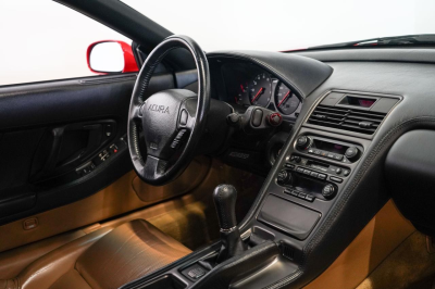 2000 Acura NSX in New Formula Red over Tan