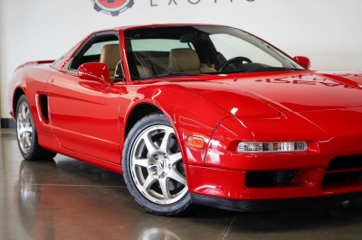 2000 Acura NSX in New Formula Red over Tan