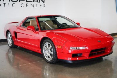 2000 Acura NSX in New Formula Red over Tan
