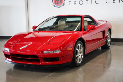 2000 Acura NSX in New Formula Red over Tan