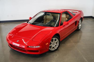 2000 Acura NSX in New Formula Red over Tan