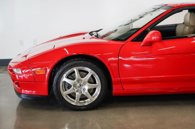2000 Acura NSX in New Formula Red over Tan