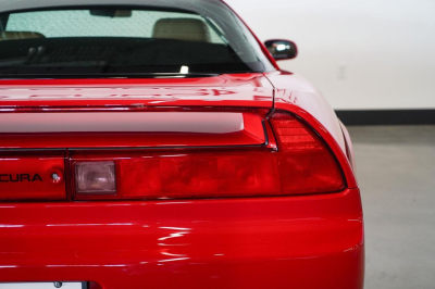 2000 Acura NSX in New Formula Red over Tan