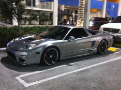 2004 Acura NSX in Sebring Silver over Black